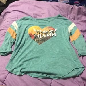 “Natural wonder” quarter sleeve